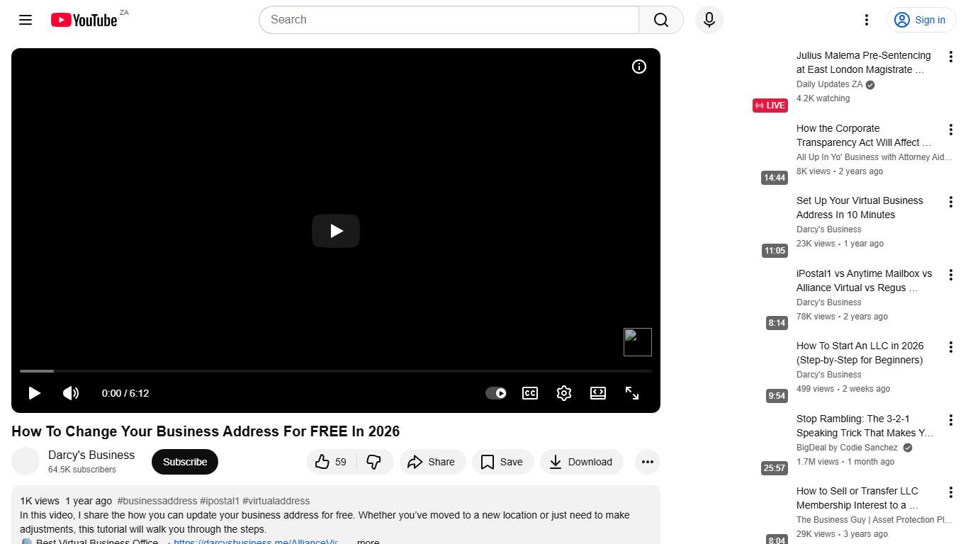 How To Change Your Business Address For FREE In 2026 - YouTube